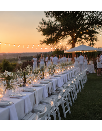 White - Table Dinner | Genuss in den Reben