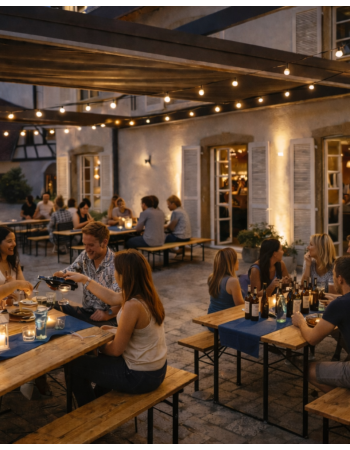 Junge Weine, junge Leute